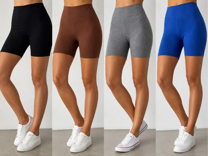 Biker Algodon con Lycra, Mujer