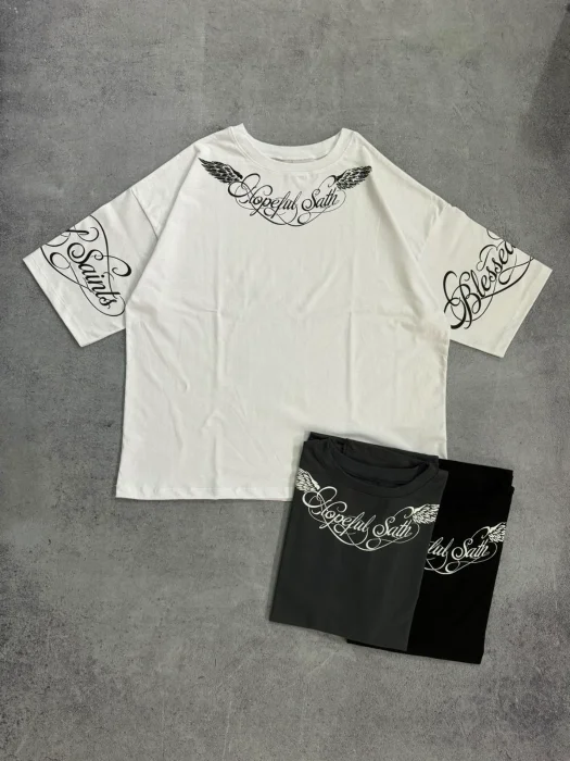 Boxy Unisex Estampado Serigrafía