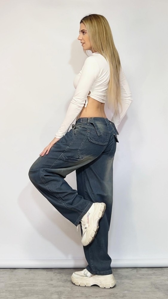 Jean Baggy Óxido  Regulador Dama - Imagen 7