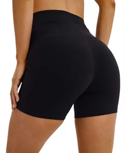 Shorts Laycra Talles Reales Short Short Lycra Cortas Cortos#70 Tiro Alto - Imagen 2