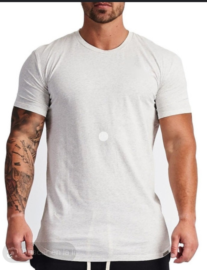 Remeras de Algodón Peinado Lisas - Imagen 2