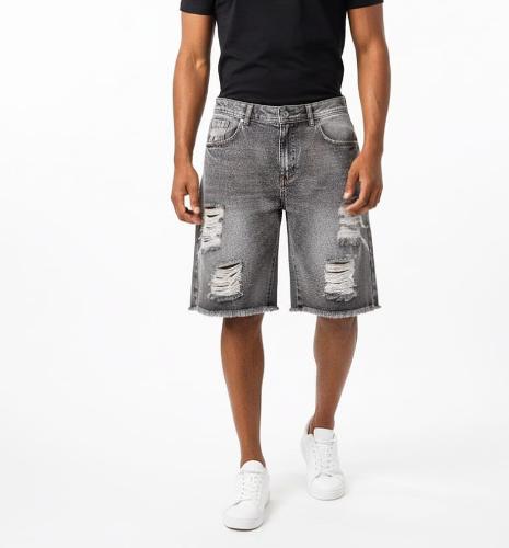 Bermuda Jean Baggy Rotura Hombre - Miniatura 3