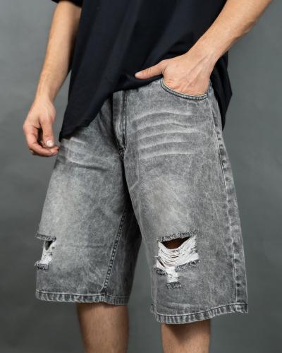 Bermuda Jean Baggy Rotura Hombre - Miniatura 1