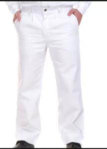 Pantalon Blanco de Trabajo - Miniatura 1