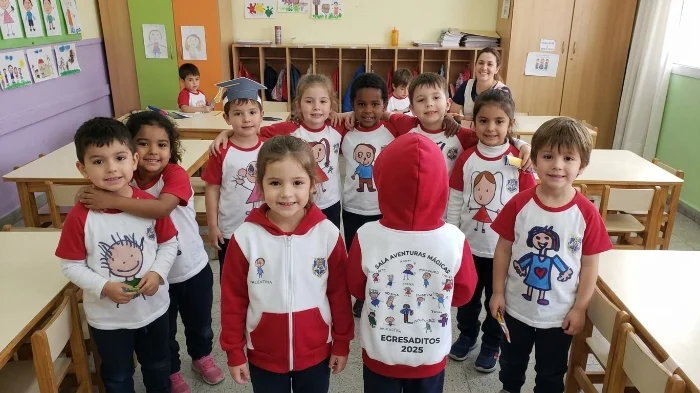 Camperas   de Egresados Jardin Más Remera