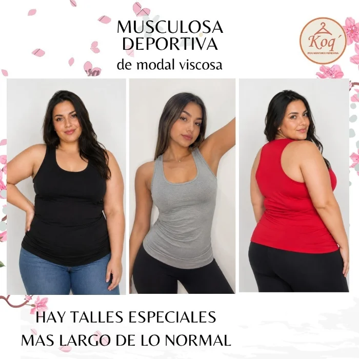 Musculosa Basica Deportiva