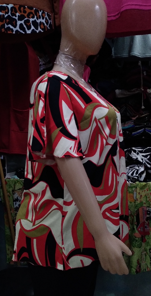 Remeras de Lino Estampado Talles Especiales - Imagen 3