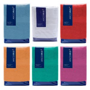 Juego Toalla Toallon Arco Iris Empaquetado 500gr