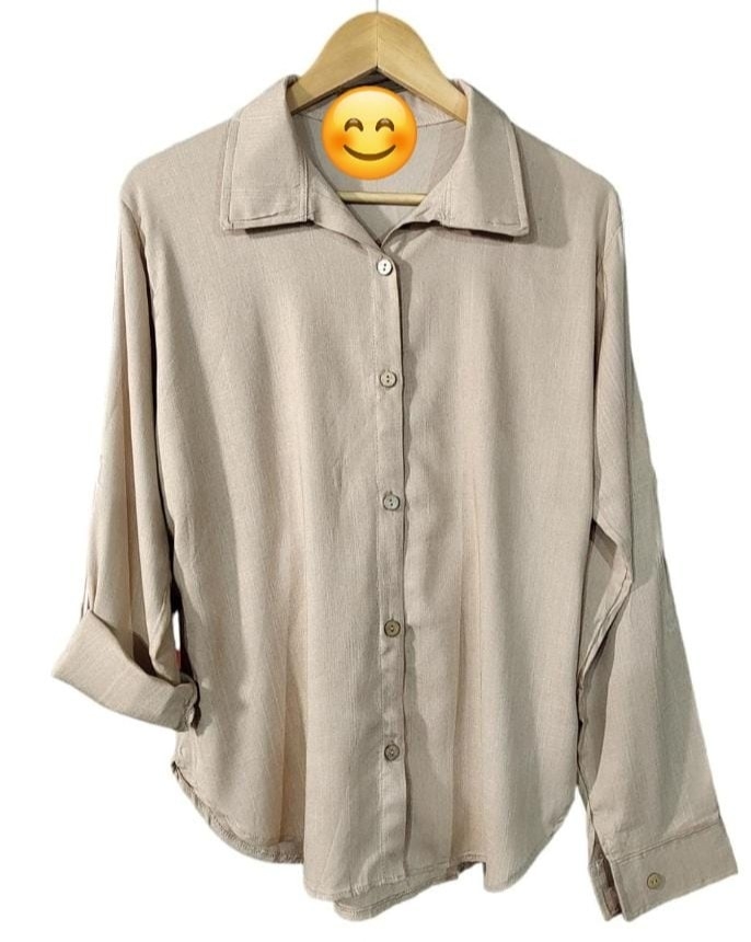 Camisa de Lino Talles Especiales - Imagen 2