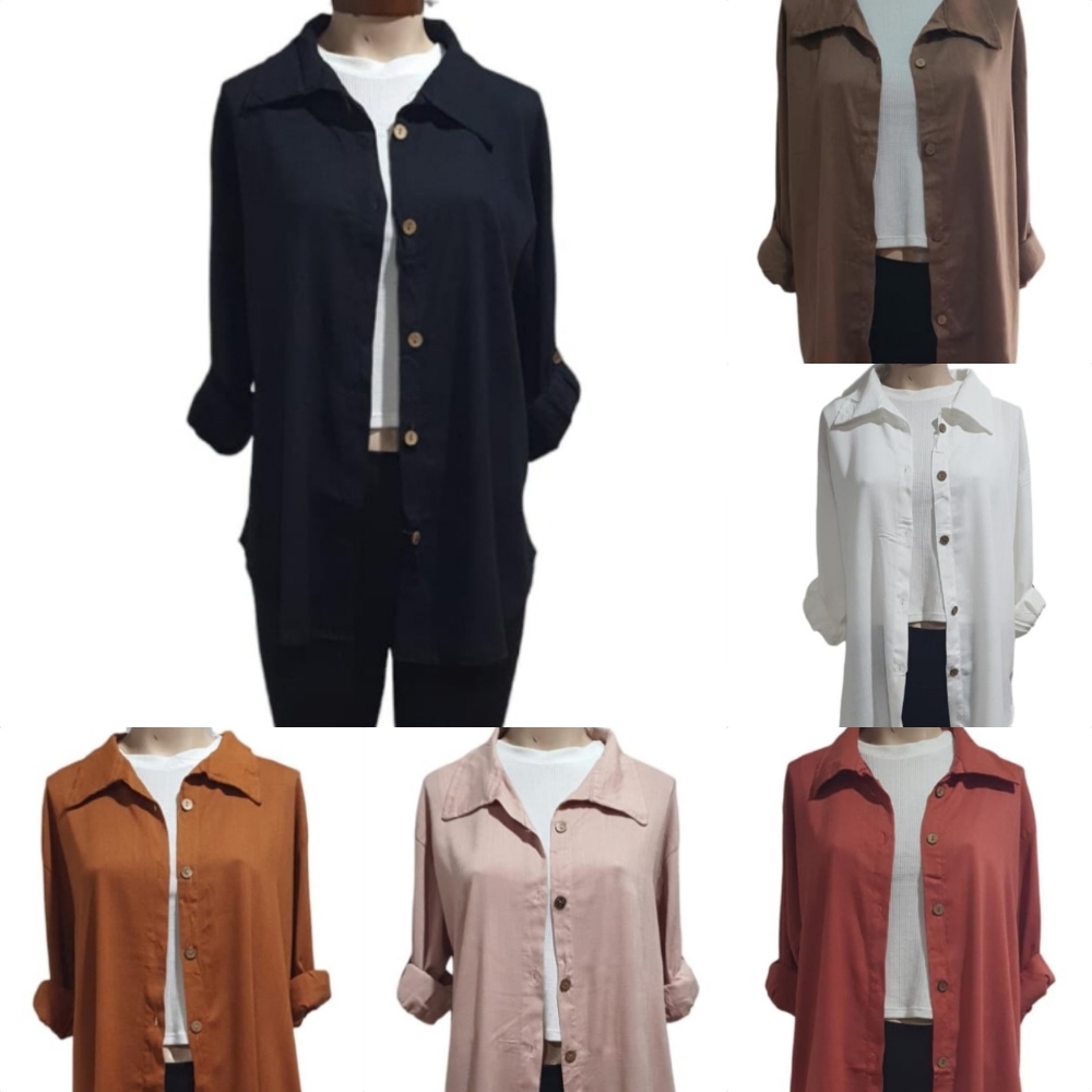 Camisa de Lino Talles Especiales - Imagen 4