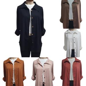 Camisa de Lino Talles Especiales - Miniatura 4