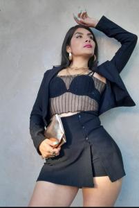 Conjunto Bleizer+shorts Pollera Bengalina Elastizado - Miniatura 2