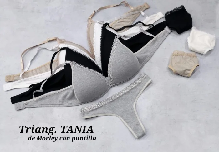 Conjunto Triangulito de  Morley con Puntilla Tania