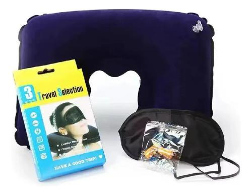 Kit de Viaje 3 en 1 Almohada-antifaz-tqpones