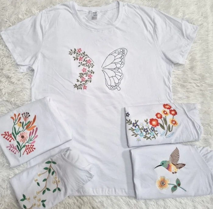 Remera Bordadas - Talles Grandes