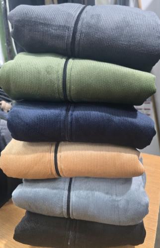 Campera Corderoy con Piel - Miniatura 2