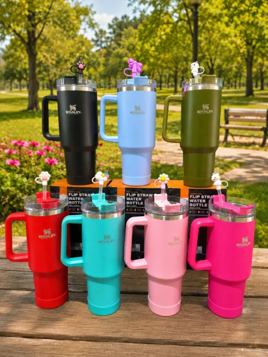 Vaso Stanley 1.2l con Tapa Sorbete y Base Antideslizante