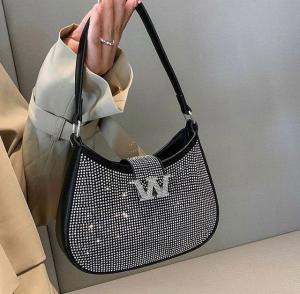 Cartera Dije W con Strass