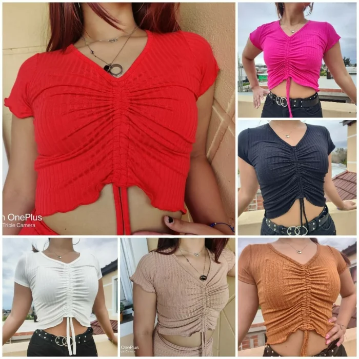 Remeras con Frunce Morley