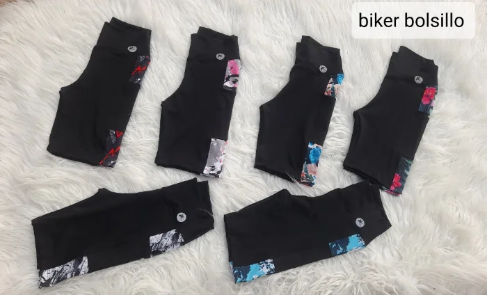 Biker con Bolsillo Pack de 5