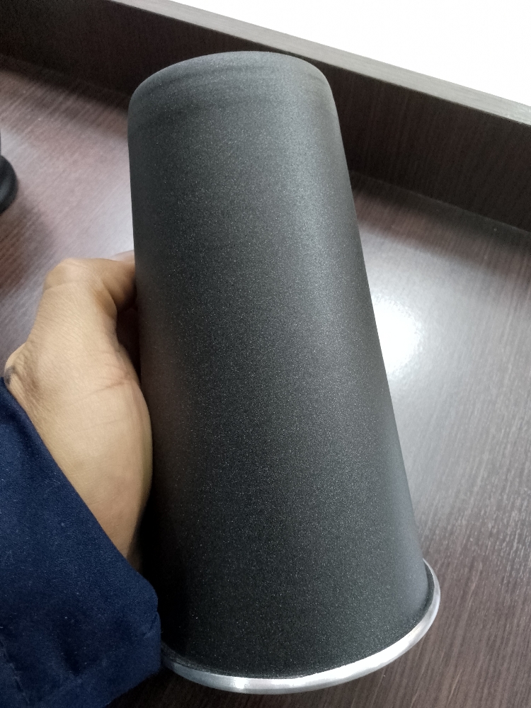 Vaso Fernet Aluminio Texturizado Liso 1l - Imagen 2