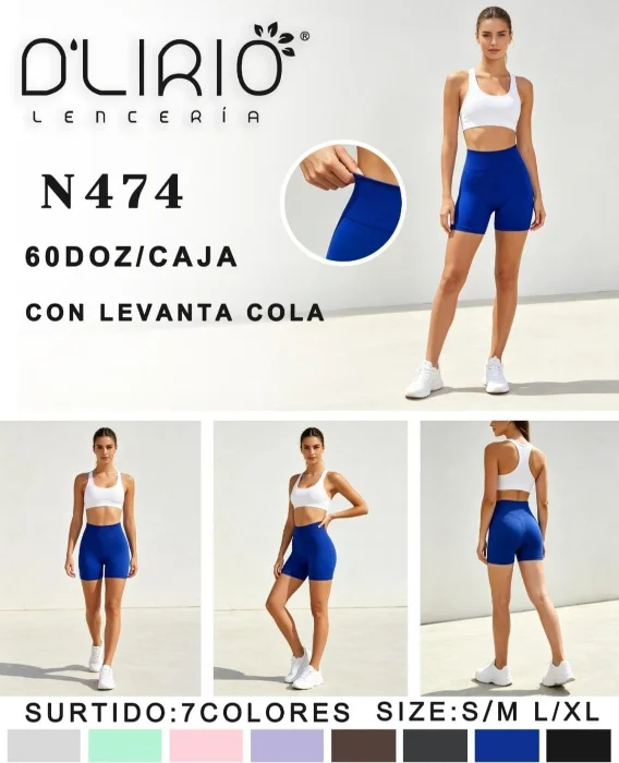 Short Liso Push Up D'lirio