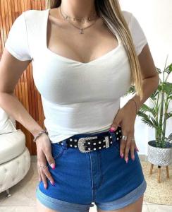 Remera Modal Escote Espejo