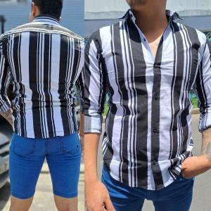 Camisa Rayada Entallada - Miniatura 3
