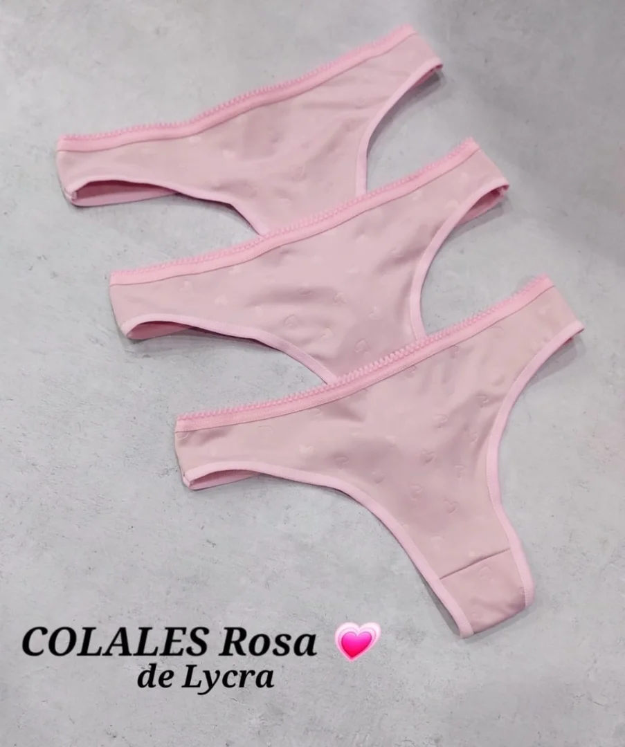 Colaless Rosas de Lycra - Imagen 1