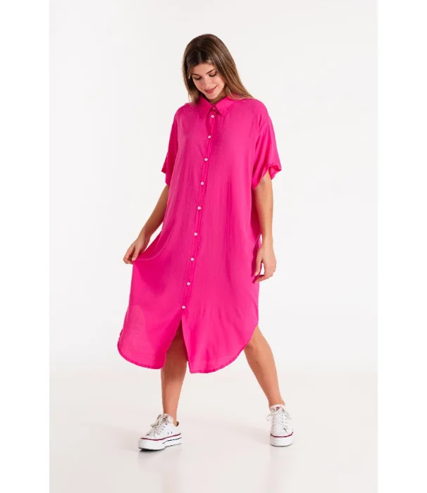 Camisa Vestido Lino
