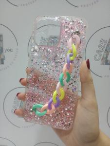 Case con Cadena Multicolor