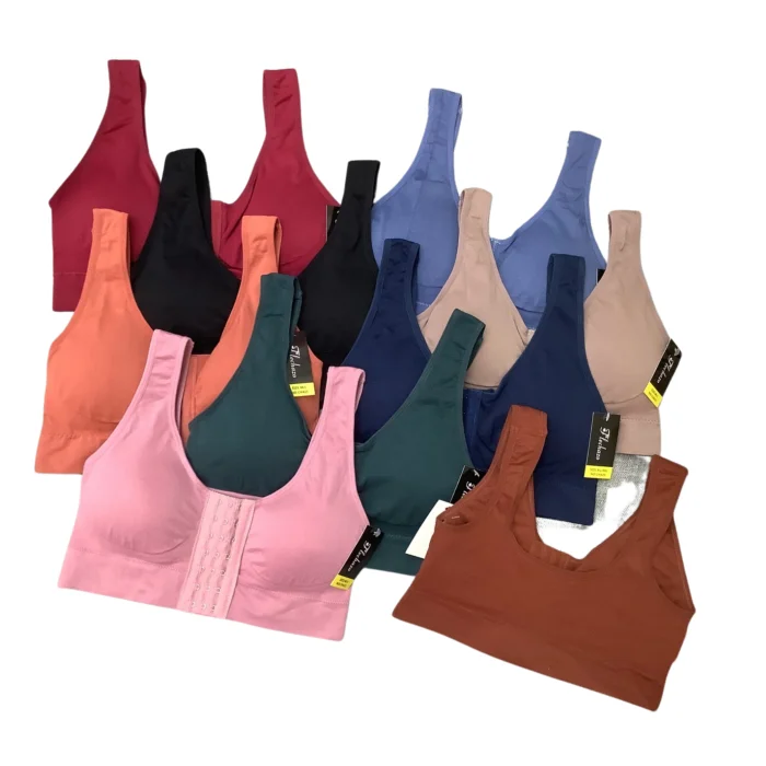 Corpiños Deportivos con Broche X Docena