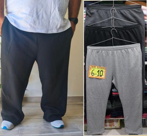 Jogging Recto Frizado de Hombre Talles Especial