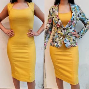 Vestido Lady Liso de Bengalina