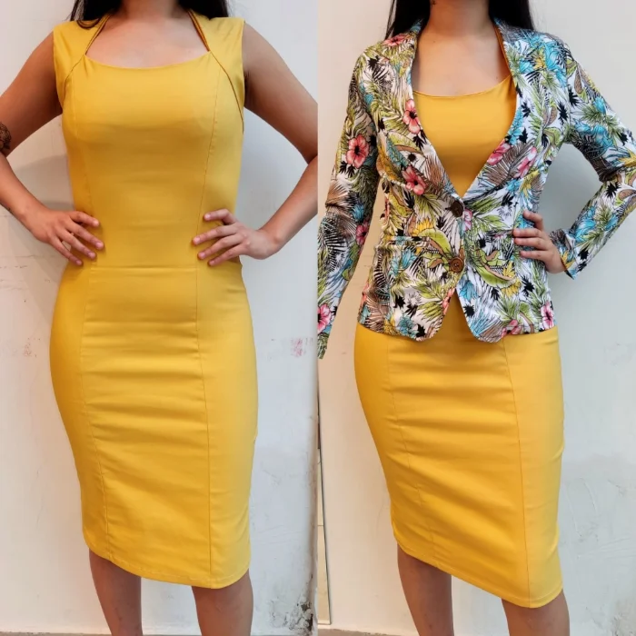 Vestido Lady Liso de Bengalina