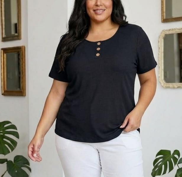 Remeras con Botones de Coco - Imagen 6