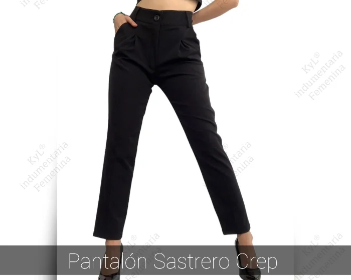 Pantalón Recto Sastrero (crep)