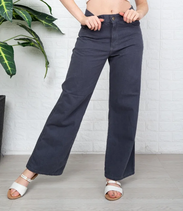 'art. 350/6gpl.' 36 al 46 Wide Leg + Gris Plomo "trend"