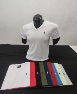 Remeras Polo Lisa Cuello V