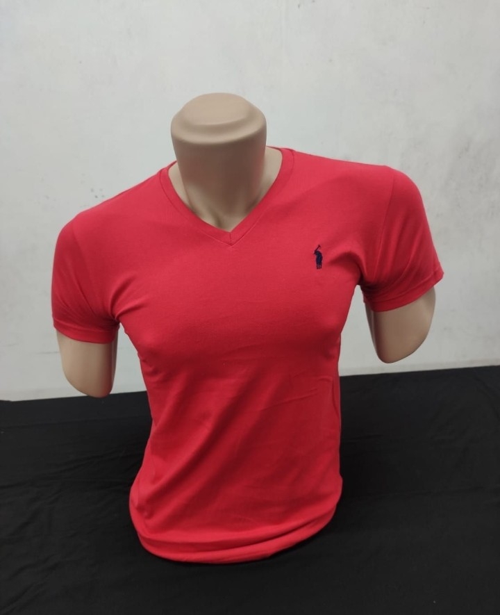 Remeras Polo Lisa Cuello V - Imagen 3