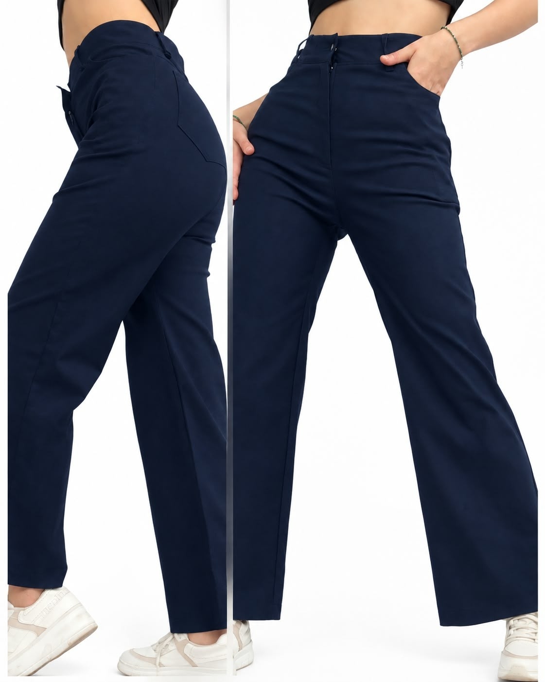 Pantalón Clásico Ancho - Imagen 3