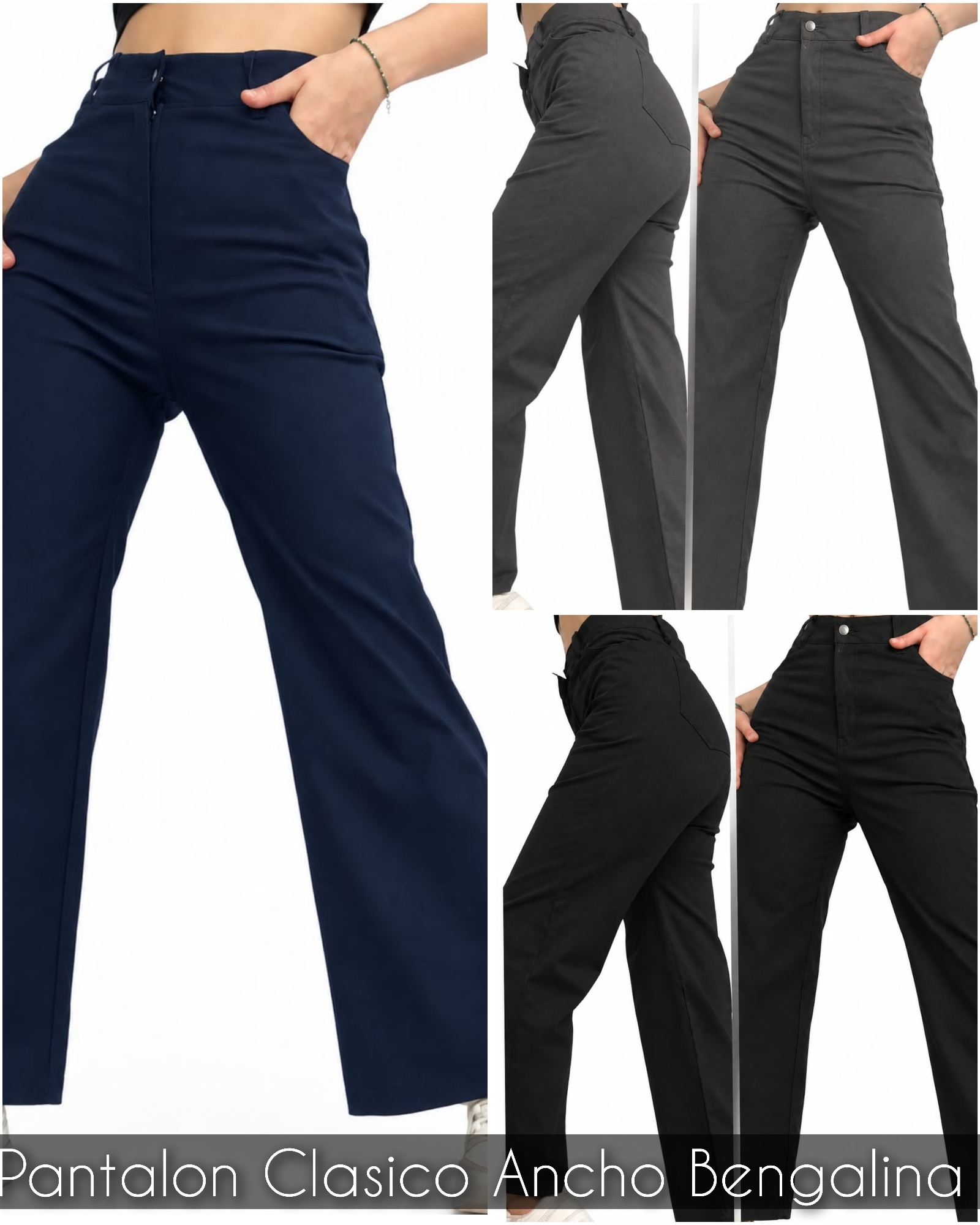 Pantalón Clásico Ancho - Imagen 2