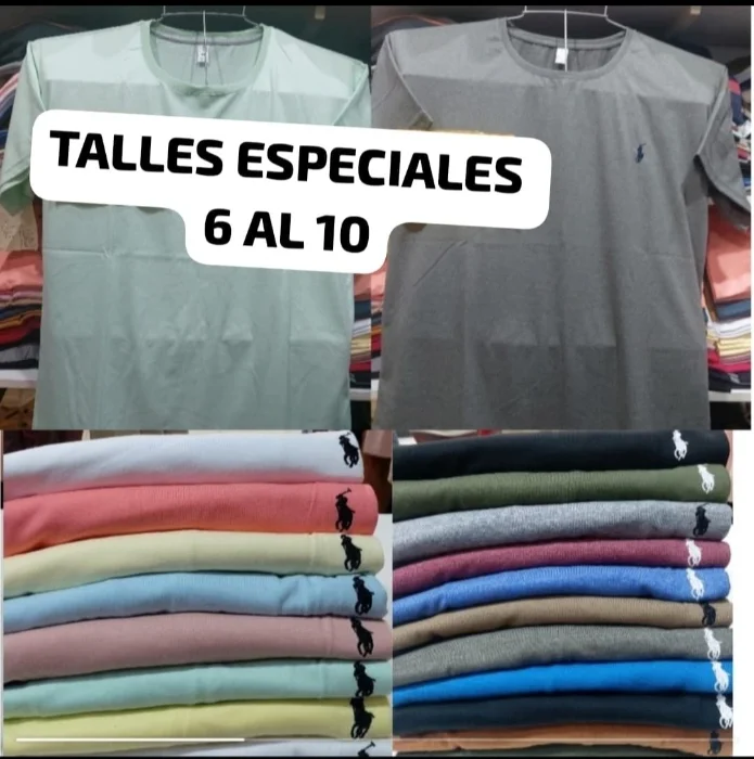 Remeras Polo Algodón Jersey 24 1 Pienado Talles Especiales
