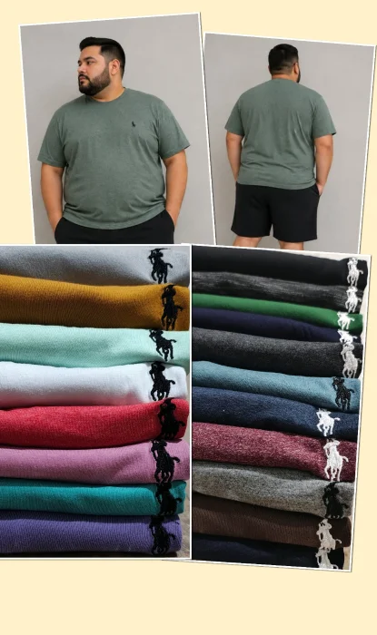 Remeras Polo Algodón Jersey 24 1 Pienado Talles Especiales