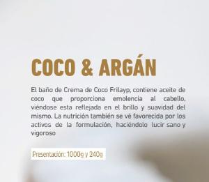 Frilayp Coco y Argán Nutrición Baño de Crema 240g - Miniatura 3