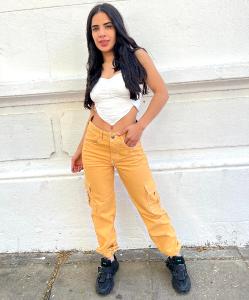 Jogger Cargo Mostaza