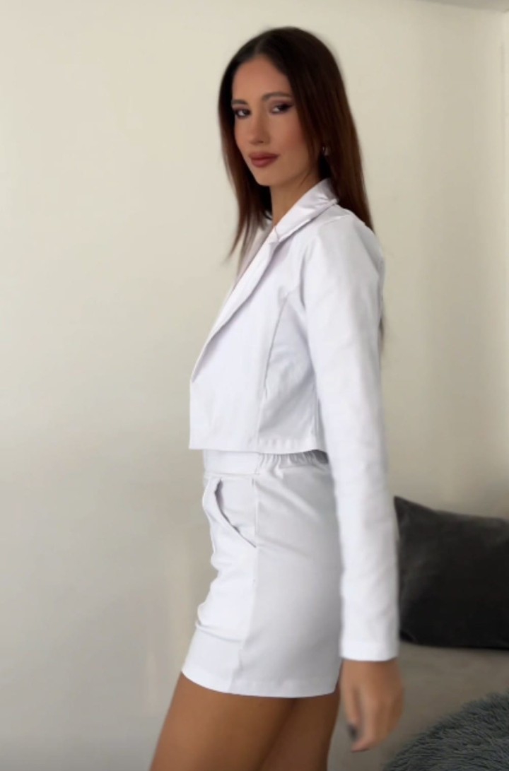 Conjunto Bengalina Short/blazer Corto - Imagen 6