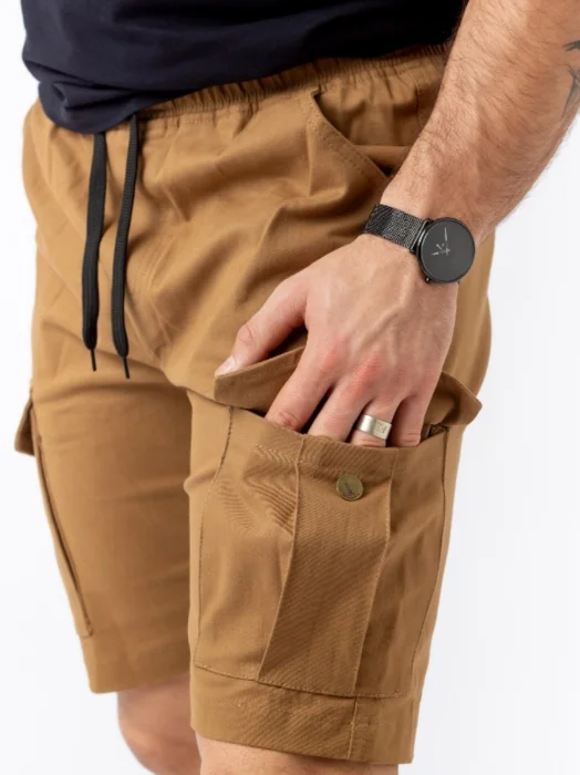 Bermuda Cargo de Gabardina