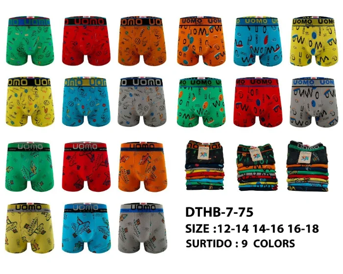 Boxer Uomo Adulto y Juvenil