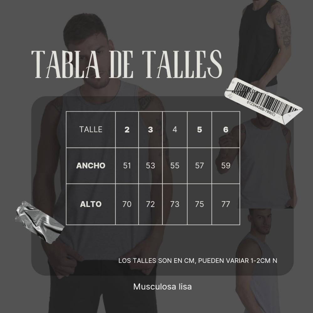 Musculosa Lisa - Imagen 9